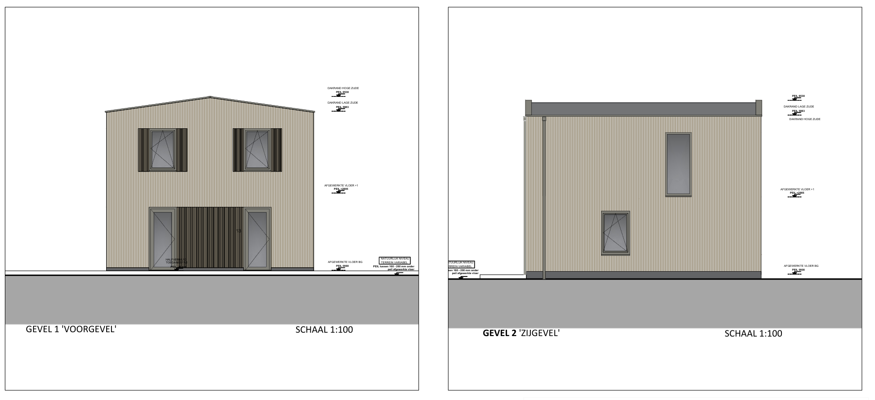 Aanzichten Type 2 dubbel